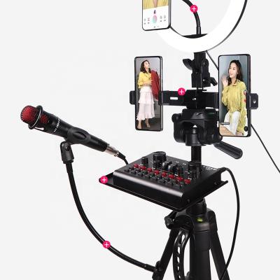 China Spare Parts Carry Phone Stand Microphone Easy Stand 1.6 Ring Light Biucam Ring Light 2.1M Length Tripod Multifunction Optional for sale