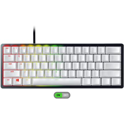 China Mini 60% Plug and Play Keyboard Fastest Gaming Keyboard Switches Optical Switches Always Linear Chroma RGB Lighting PBT Keycaps Onboard Memory for sale