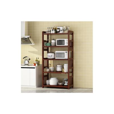 China Sustainable Economical Multifunctional Custom Five Layers Kitchen Storage Shelves for sale