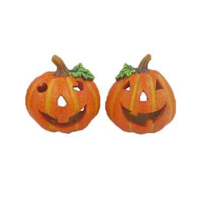 China Europe Kr Decorations For Home Haunted House Decorations Resin Pumpkin Gift Set Halloween Decor for sale