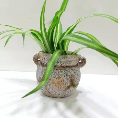 China Europe KR21A197-17 Custom Home Decor Nordic Resin Flower Pot Polyresin Plant Pot for sale