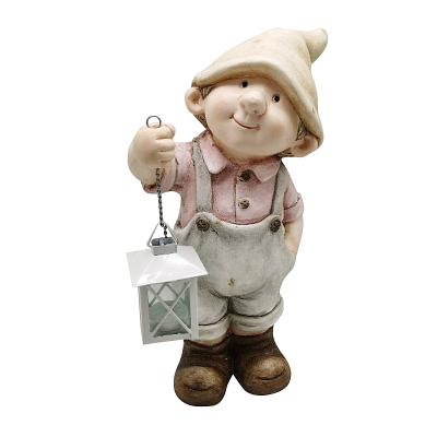 China Europe Outdoor Cartoon Character Ornaments Resin Boys Figurine KR2101-40 23.5*17*40cm for sale