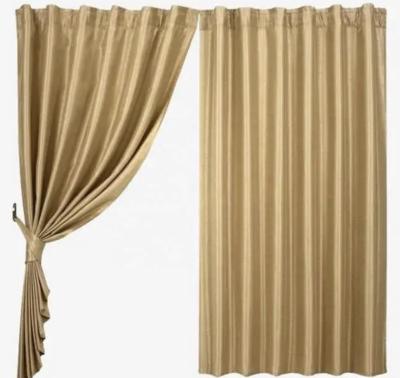 China Shade bedroom curtain fully shading rod set thickened living room no hook installation milk tea punch color for sale