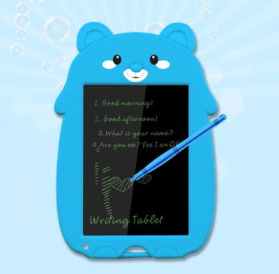 China Notepad Kids LCD Writing Tablet Digital Bear Cartoon Electronic Drawing Board Graphics Tablet Ewriter With Memory Lock for sale