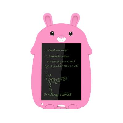 China Hot Selling Notepad LCD Electronic Drawing Board Rabbit Cartoon Writing Tablet Cartoon Light Painting Write Doodle Board For Kids for sale