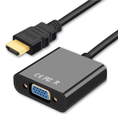 China KUYiA COMPUTER HDMI to VGA Converter Adapter HDMI Cable for PC Computer Laptop Monitor Desktop Tablet Full HD 1080P HDTV for sale