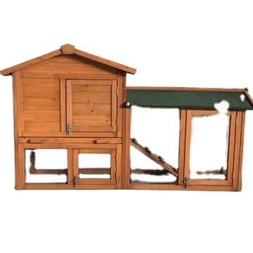 China Breathable Outdoor Wooden Pet Cage Chicken Hutch Chicken Hencoop Waterproof Pet Furniture for sale