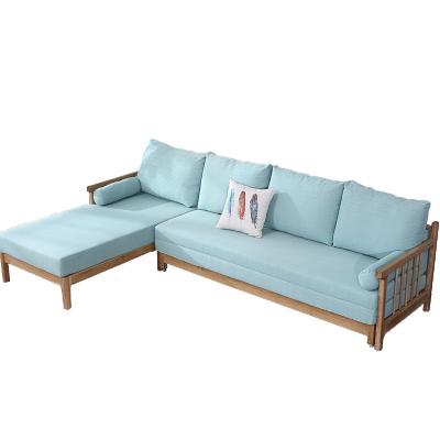 China Foldable Multifunctional Oak Bed Solid Corner Sofa for sale