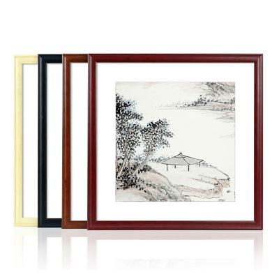 China Chinese painting home decoration .office mounted picture frame wooden strip photo frame self-assemble wall hanging frame 0702 for sale