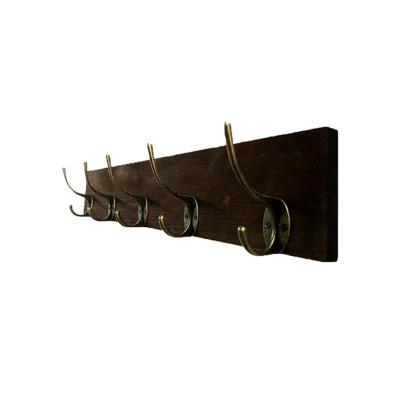 China Creative Stable Fire Pit Wall Mount Pine Wood Mantle Rack 0418 for sale