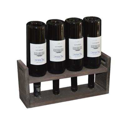 China Wine Wooden Simple Display Storage Household Rack Wooden Rack for sale