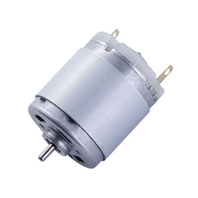 China Fully Enclosed Automobile Brush Motor Water Dispenser Miniature Tea Pump Machine 3Vmute Shaft 365Flat Motor for sale