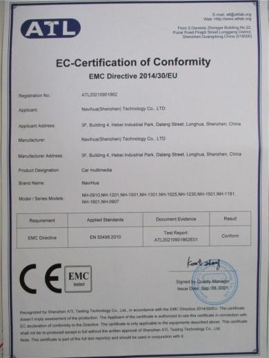 CE - Navihua (shenzhen) Technology Co., Ltd.