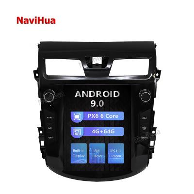 China Android Car Dvd Radio NAVIHUA Tesla Style Vertical Screen Car DVD Player For Nissan Altima 2015 Electronics Auto Radio GPS Navigation Auto Video for sale