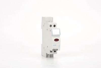 China Mini White Single Phase Light Weight Din Rail Led Indicator With Fire Proof Cover for sale