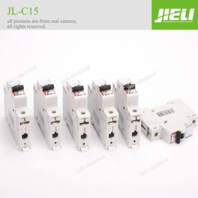 China 6KA 230 / 400v C15 Mini Circuit Breaker For PV System 10000 Times for sale