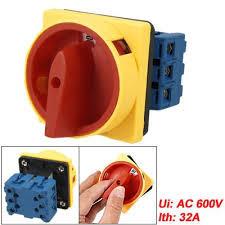 China 160A 440V AC 50HZ Electric Change Over Switch , 3 Pole Rotary Switch for sale