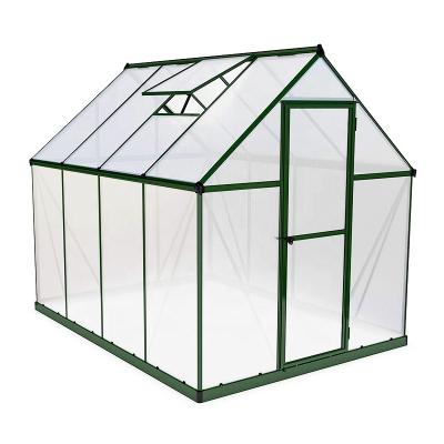 China Polycarbonate Hot Garden Greenhouses Green Garden New House Easily Assembled for sale