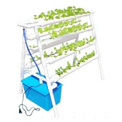 China Farms Pipe Rack Hydroponic PVC 72 Hole Irrigation And Hydroponics Planting Eqiupment for sale