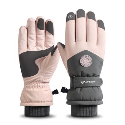 China Waterpoof 2021 Fashion Winter Heated Warm Waterproof And Windproof Contact Ski Glove For Men And Women for sale