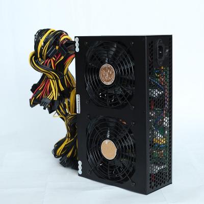 China Desktop PSU Switching Power Supply 3600W ATX or 220V 90 plus for 12 graphics card 12 GPU in stock for sale