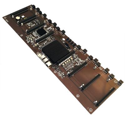 China Industrial 847 HM65 Motherboard Components Integrated CPU 8 DDR3 Card Slots Memory Motherboard For Rx580 1660 3080 3090 for sale