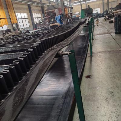 China Metallurgy Cement Coal Low Price Chemical Left Sidewall Rubber Conveyor Belt EP600/3 Perfect and Good Quality Industrial Transport 25mpa Dip Angle for sale