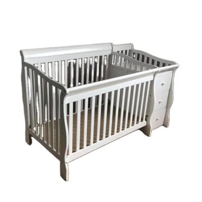 China hot wooden playpen 3 portable baby cradle playpen travel bed hutch new products position height adjustment China suppliers new design babies and nest baby cradle for sale