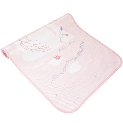 China Latex Ice Silk Factory Supply Customized Crib Bedding Cool Silk Summer Cooling Mat For Baby for sale