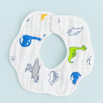 China Wholesale Customized Logo Print Color Cotton Baby Bibs Cheap Personalized High Quantity Antibacterial for sale