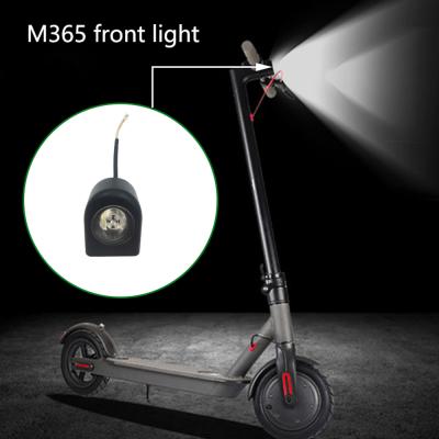 China Suitable for Mijia M365 electric scooter LED Front Light 6V for Xiaomi M365/Xiaomi m365 pro /Mijia 1S electric scooter spare parts lamp safety light for sale