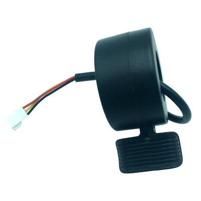 China Durable 24/36/48v/60v/72v E-bike scooter parts thumb throttle throttle for wuxing brand for sale