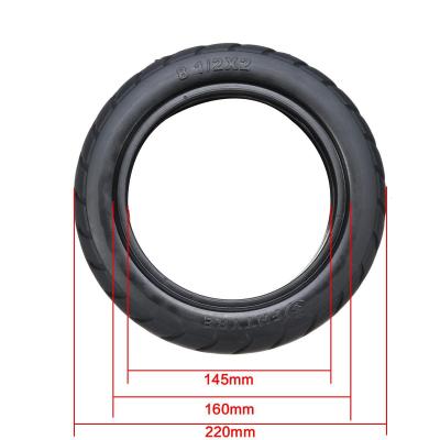 China Honeycomb Design Rubber Explosion Proof Tubeless Shock Absorber Damping Solid Rubber Scooter Tires and Wheels Replacement for sale