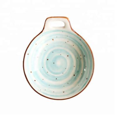 China Sustainable Hot Sale Universal Hand Painted Household Ceramic Dish for sale