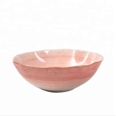 China Best Viable Selling High Quality Ceramic Colorful Creative Soup Bowl for sale