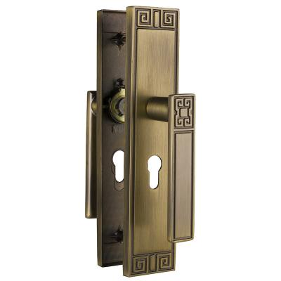 China Modern Fashion Styles Mortise Security Interior Wood Door Used Locks And Handles for sale