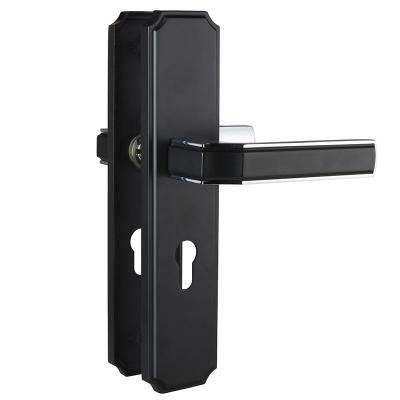 China Factory Wholesale Modern Matt Black Gloss Chrome Door Handle Sets Directly for sale