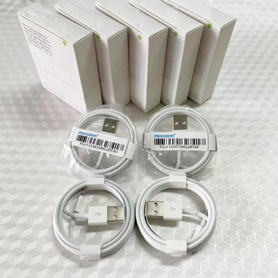 China Mobile Phone Foxconn Charger Data Charging USB Cable For iPhone7 8 x Pro Cable E75 Chip 8IC Max Charging Box Green Label New for sale