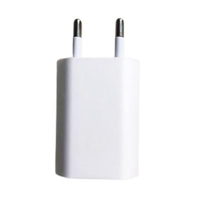 China High Quality Mobile Phone USB Adapter 5V 1A USA EU Plug Wall USB Charger 5W For iPhone 5 6 7 8 Phone Charger for sale