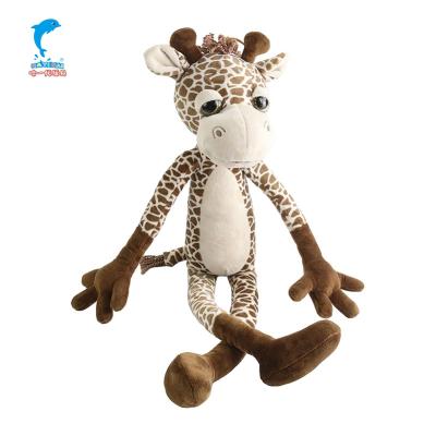 China Plush Christmas Stuffed Giraffe Plush Soft Toy For Kids Gifts for sale