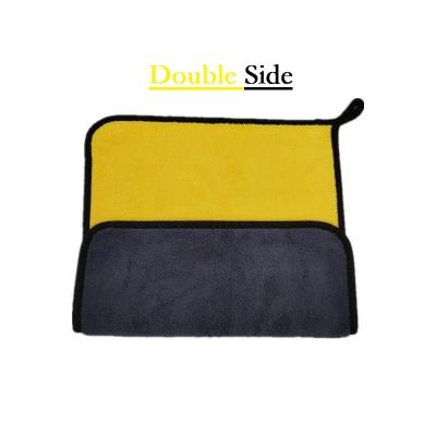 China Hot Selling Viable 40*40cm 600 GSM 800 GSM 1000 GSM Microfiber Car Drying Towel for sale