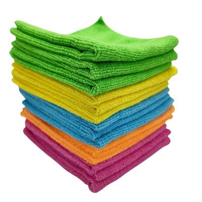 China 250gsm Microfiber Nice Wash Fabric Eco - Friendly Sustainable Quality 30*30cm Super Absorbent for sale