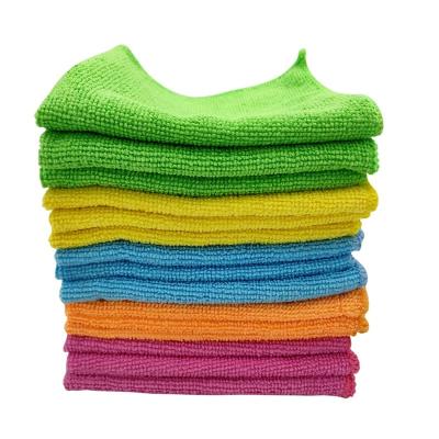 China Super Absorbent Microfiber 250gsm Good Quality 30*30cm Cloth Kitchen Clean Towel for sale