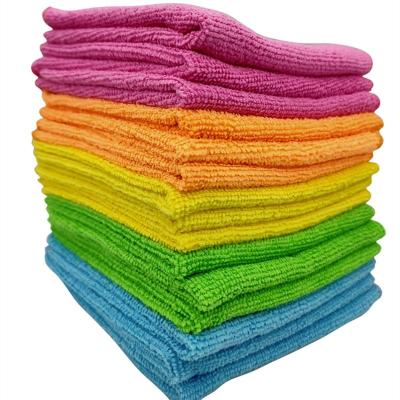 China 30*30CM Microfiber Cleaning Cloth Viable Hot Selling Super Absorbent 24 Pack for sale