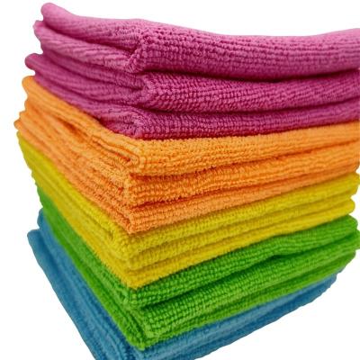 China Sustainable Quality 30*30CM Super Absorbent Muti Nice Purpose Cleaning Towel Microfiber Cloth Bulk for sale