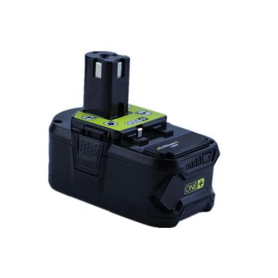 China Machine- 3.0-6.0AH 18V Cordless Lithium Ion Battery Drill Batteries For Ryobi Spare Tool Rechargeable Battery for sale