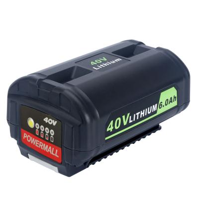 China Machine- Rechargeable Li-ion Battery 40 Watt Battery Fit For Ryobi Electric Mower OP40401 for sale