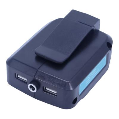 China Adapter Electric Converter Battery Tool USB Tool Output Power Battery Connector for 18V 14.4V Lithium-ion Makita Battery Adapter for sale