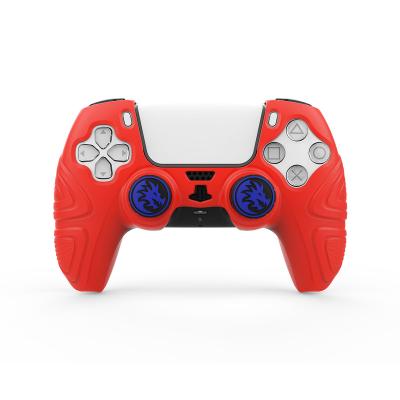 China Protect Ps5 Controller Handle Ps5 Anti-Slip Silicone Sleeves Protective Silicone Case Cover For Ps5 Handle for sale