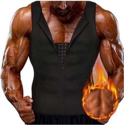 China Best Price Breathable Zipper Neoprene Sauna Vest Cincher Waist Trainer Men Waist Cincher Trainer for sale